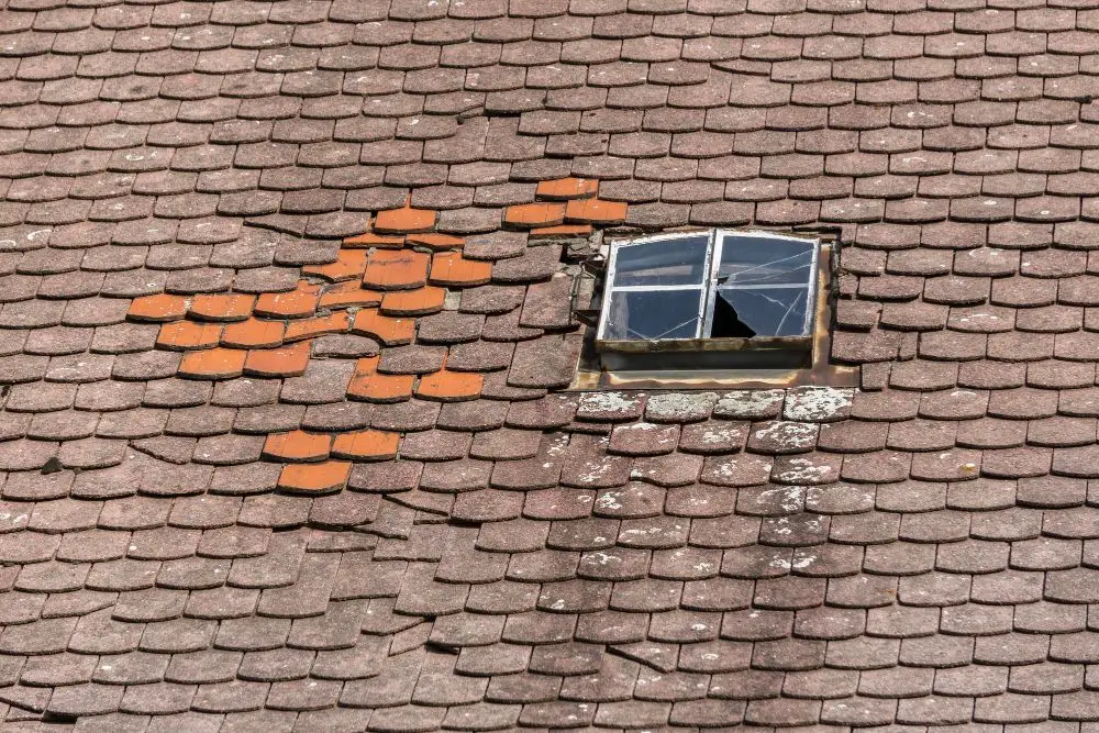 roof damage