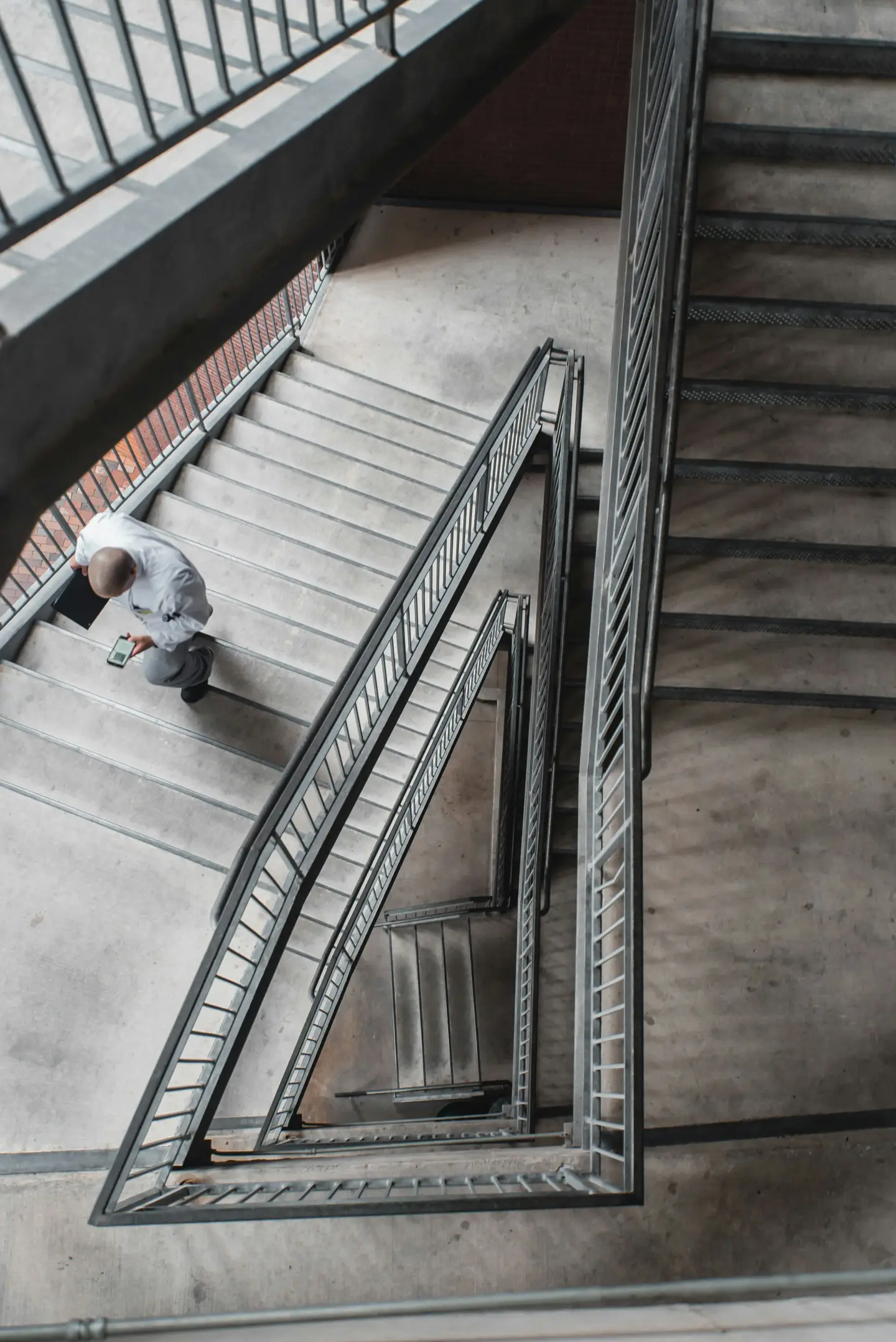 Stairwell seen from above